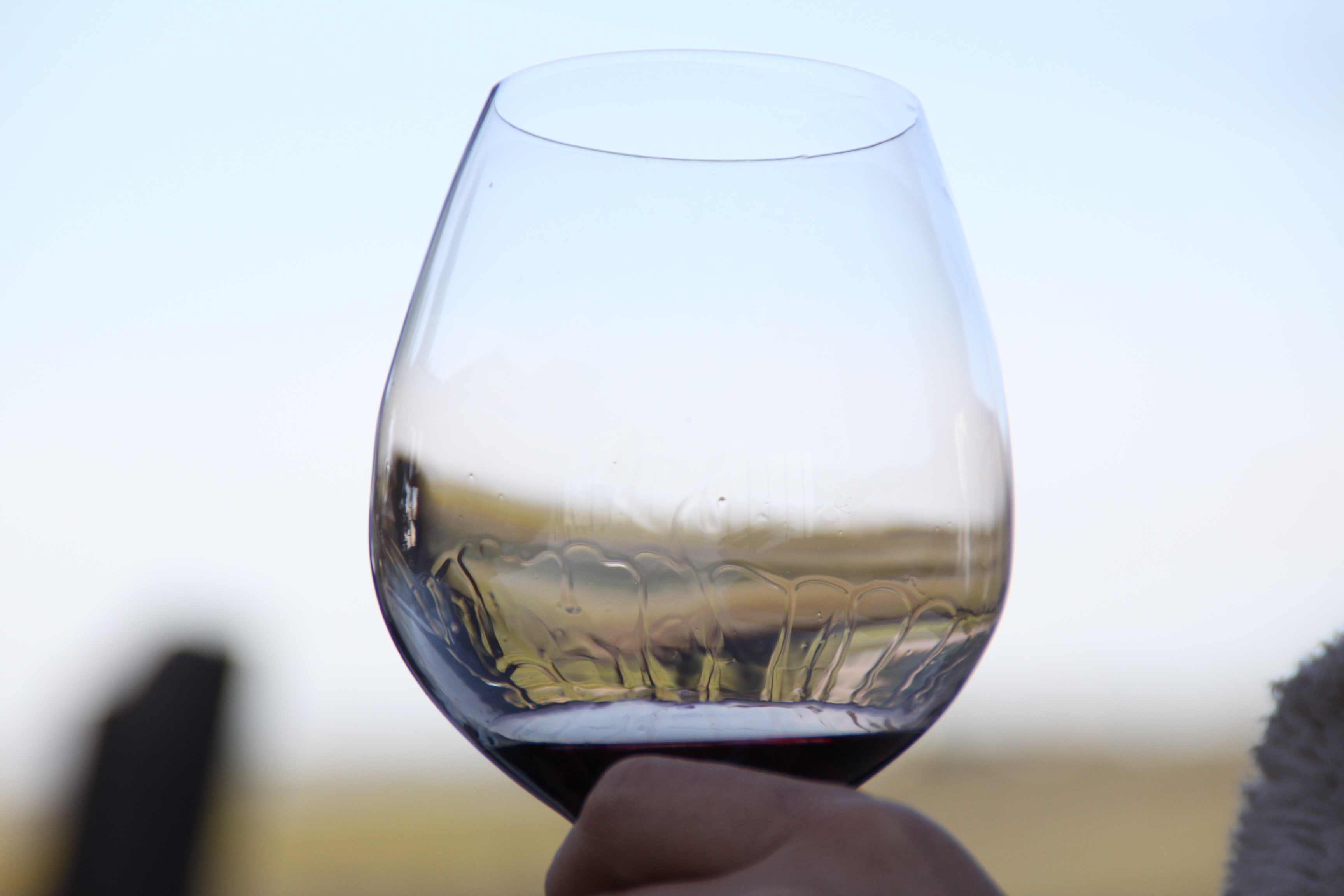 Wine Glass with blur