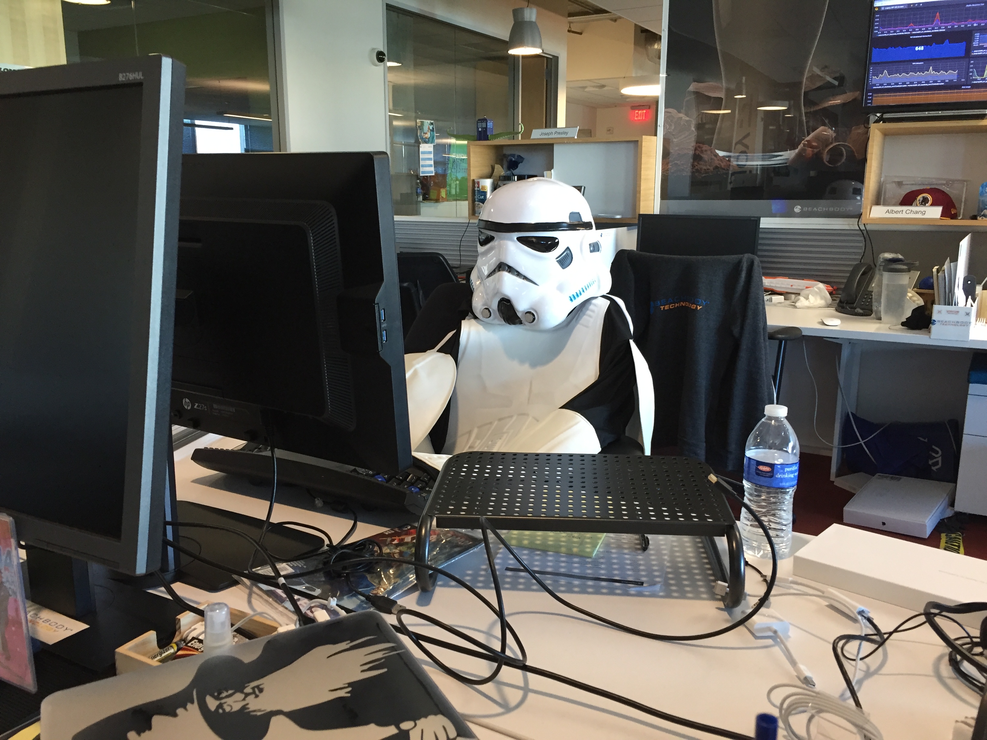 Stormtrooper "Developer" at Beachbody Technology